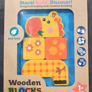 Kids Hits Wooden Toy Unleash Creativity with Cute Friendly Giraffe 4897126750140